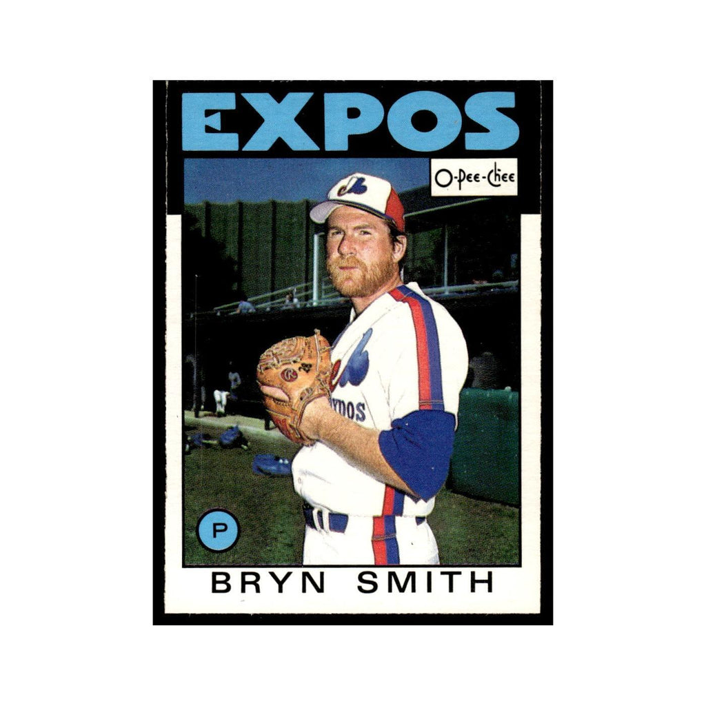 Bryn Smith 1986 O-Pee-Chee #299 Montreal Expos Baseball Card NM