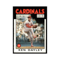Ken Dayley 1986 O-Pee-Chee #202 St. Louis Cardinals Baseball Card NM