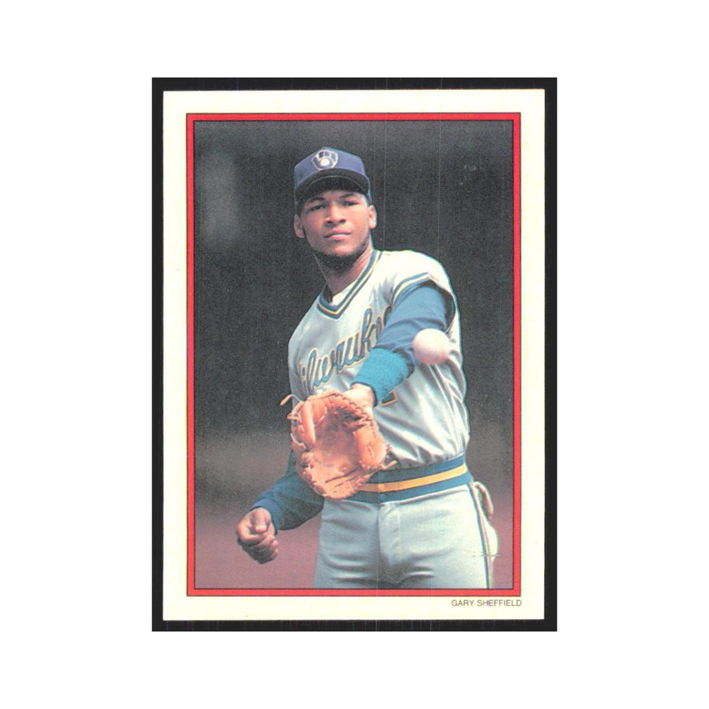 Gary Sheffield 1990 Topps All Stars #10 Brewers Baseball Card NM