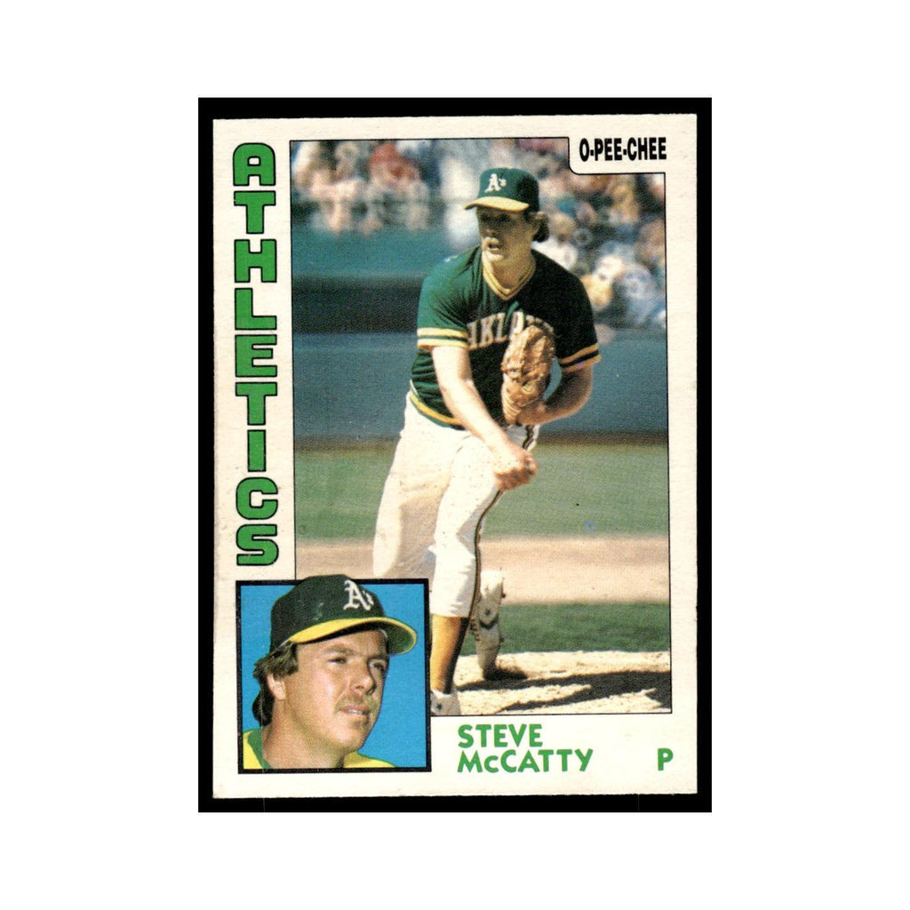 Steve McCatty 1984 O-Pee-Chee #369 Oakland Athletics Baseball Card EX