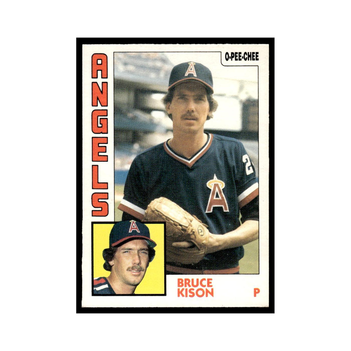 Bruce Kison 1984 O-Pee-Chee #201 California Angels Baseball Card EX