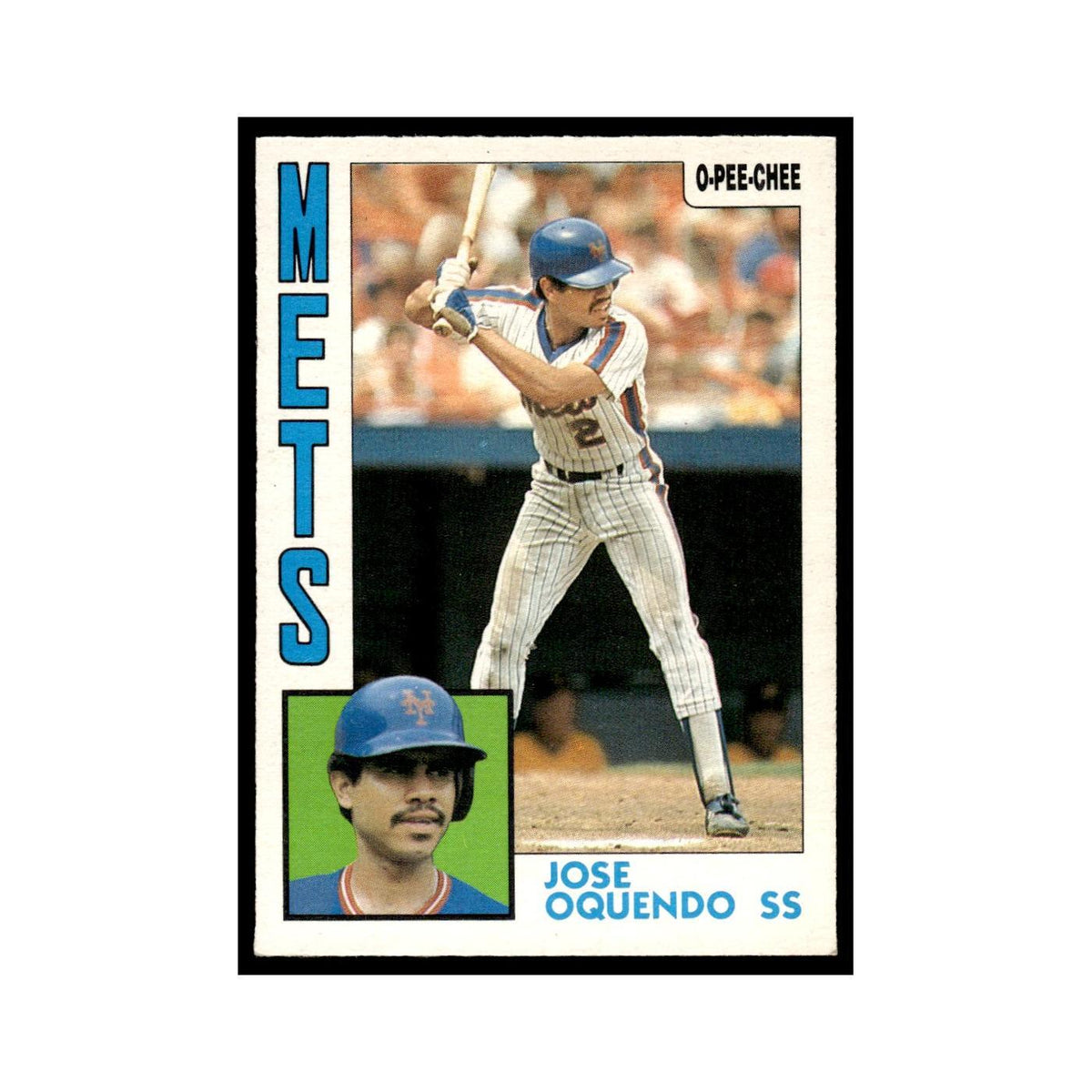 Jose Oquendo 1984 O-Pee-Chee #208 New York Mets Baseball Card EX