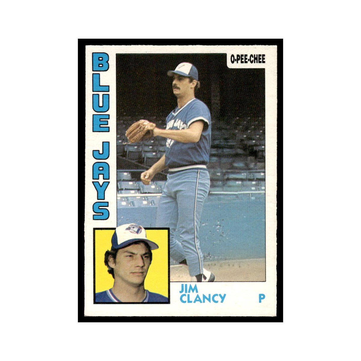 Jim Clancy 1984 O-Pee-Chee #337 Toronto Blue Jays Baseball Card EX