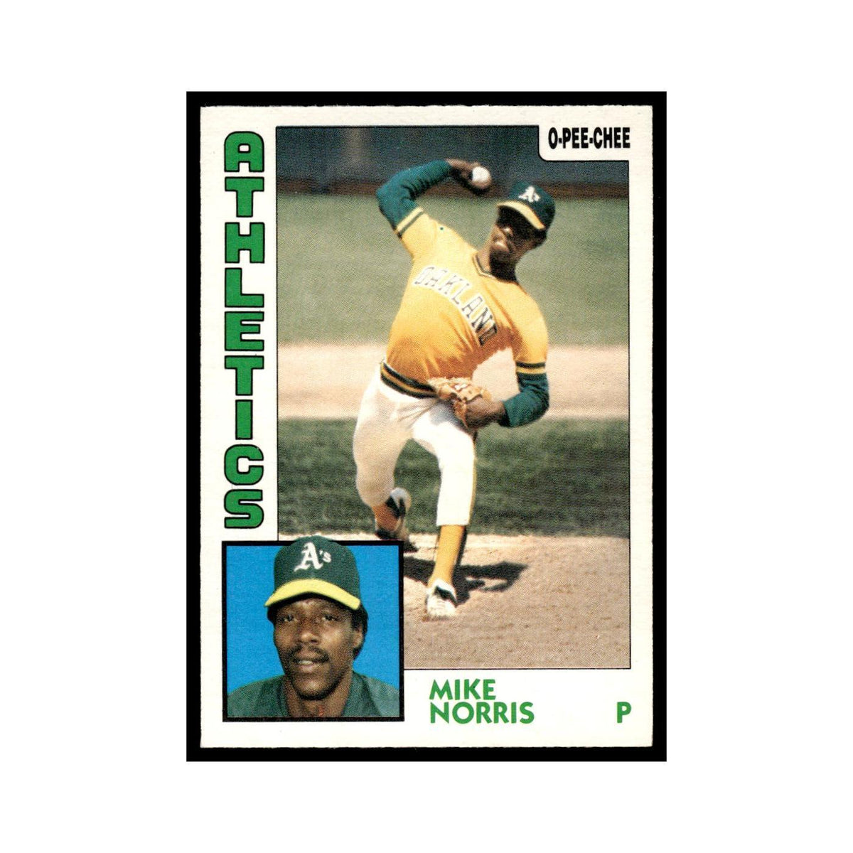 Mike Norris 1984 O-Pee-Chee #49 Oakland Athletics Baseball Card EX