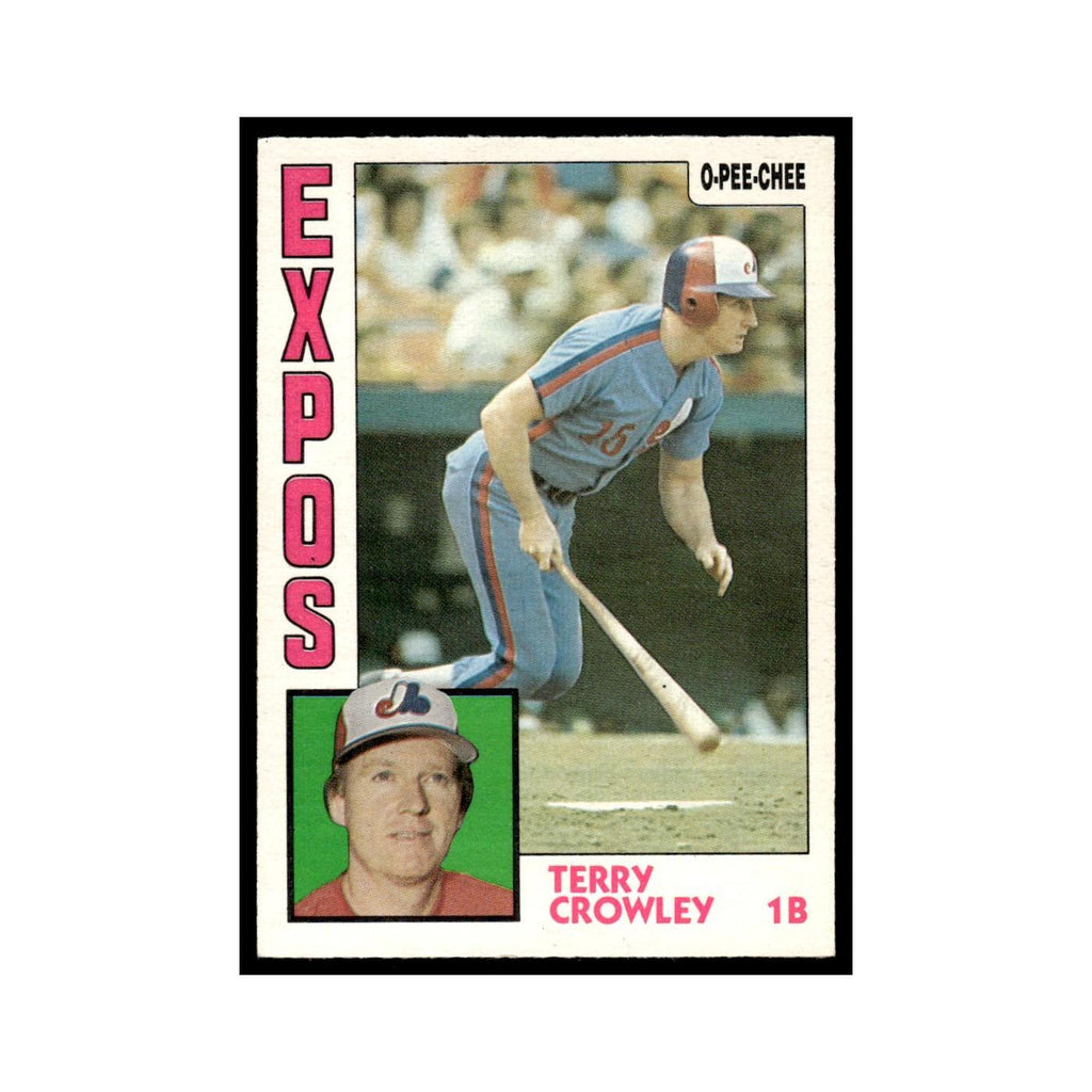 Terry Crowley 1984 O-Pee-Chee #246 Montreal Expos Baseball Card EX