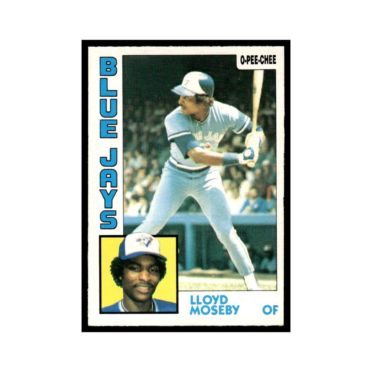 Lloyd Moseby 1984 O-Pee-Chee #92 Toronto Blue Jays Baseball Card EX