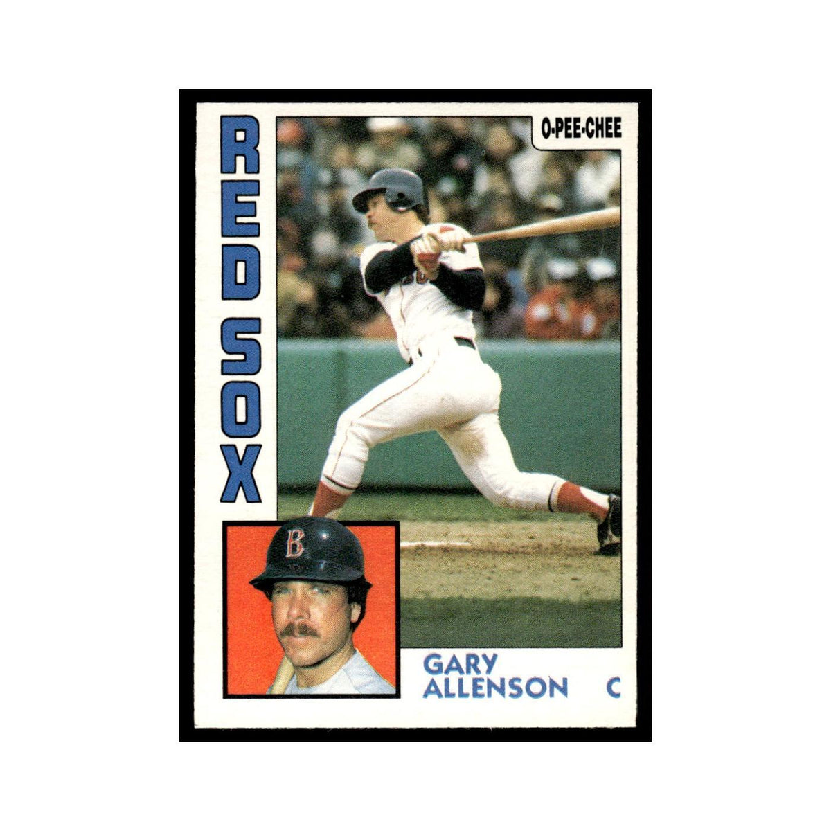 Gary Allenson 1984 O-Pee-Chee #56 Boston Red Sox Baseball Card EX