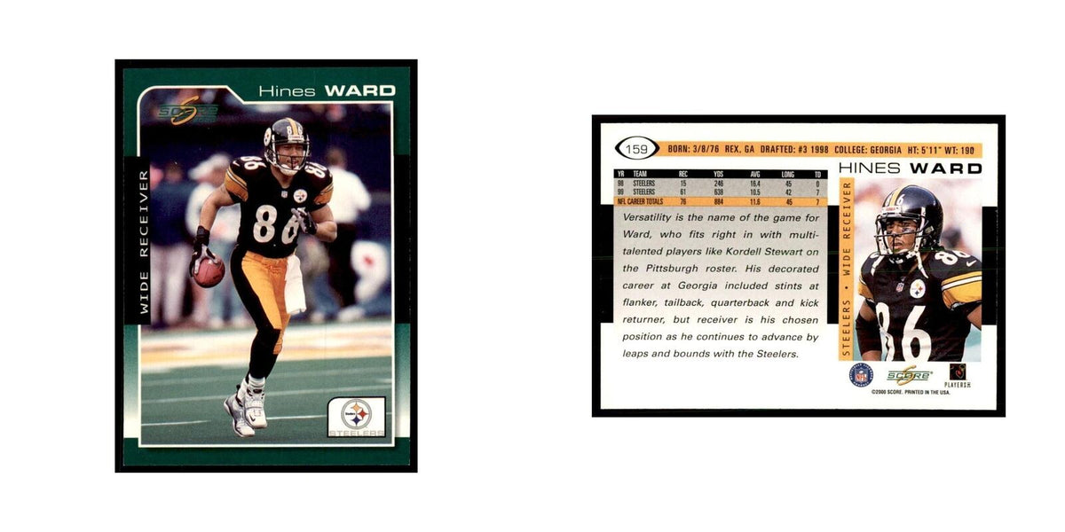 Hines Ward 2000 Score #159 Football Cards Football Card NM