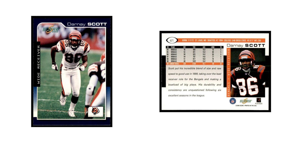 Darnay Scott 2000 Score #41 Football Cards Football Card NM