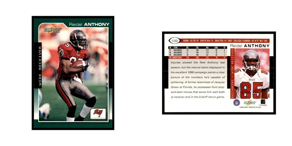 Reidel Anthony 2000 Score #199 Football Cards Football Card NM