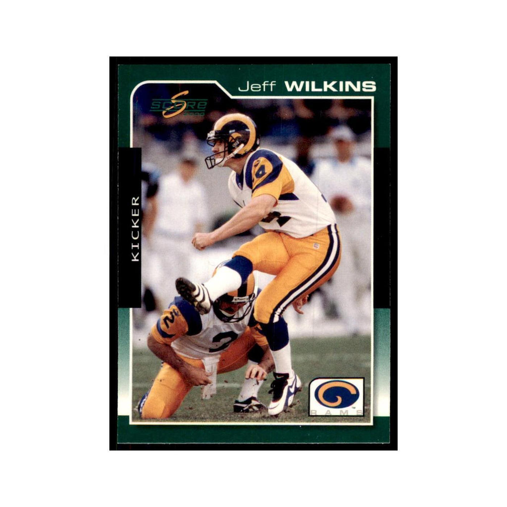 Jeff Wilkins 2000 Score #187 Football Cards Football Card NM