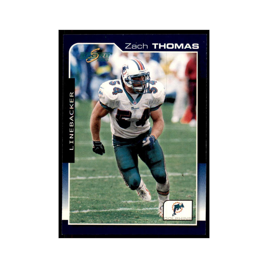 Zach Thomas 2000 Score #103 Football Cards Football Card NM