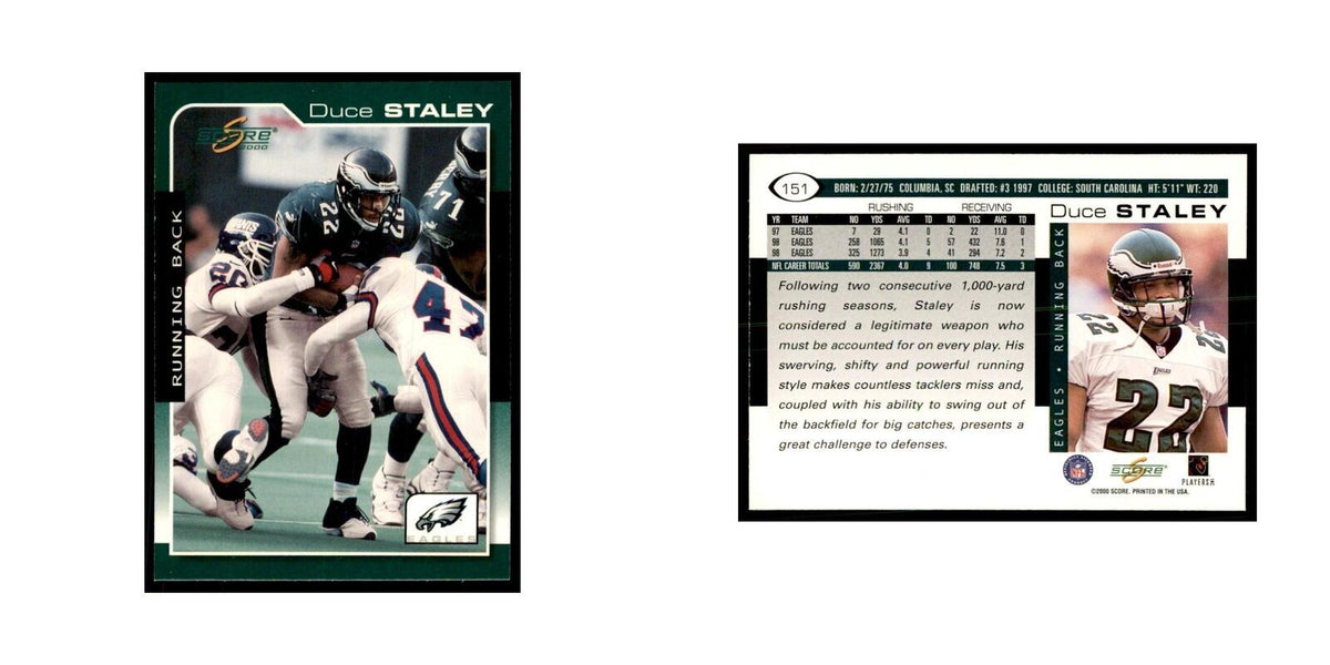 Duce Staley 2000 Score #151 Football Cards Football Card NM