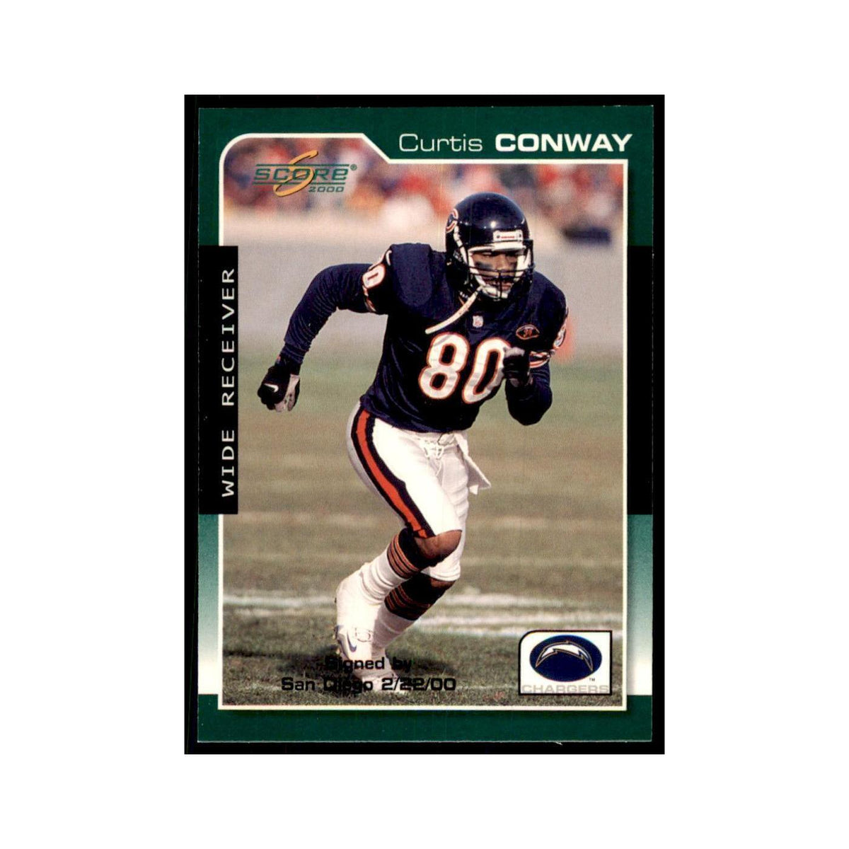 Curtis Conway 2000 Score #166 Football Cards Football Card NM