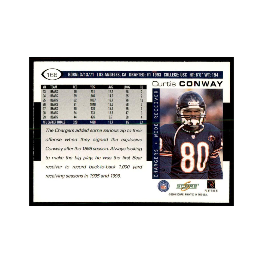 Curtis Conway 2000 Score #166 Football Cards Football Card NM