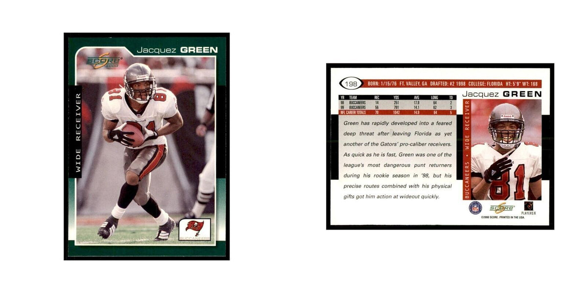 Jacquez Green 2000 Score #198 Football Cards Football Card NM