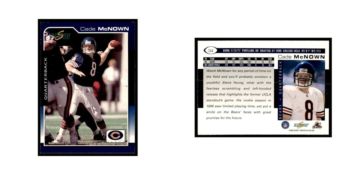Cade McNown 2000 Score #34 Football Cards Football Card NM