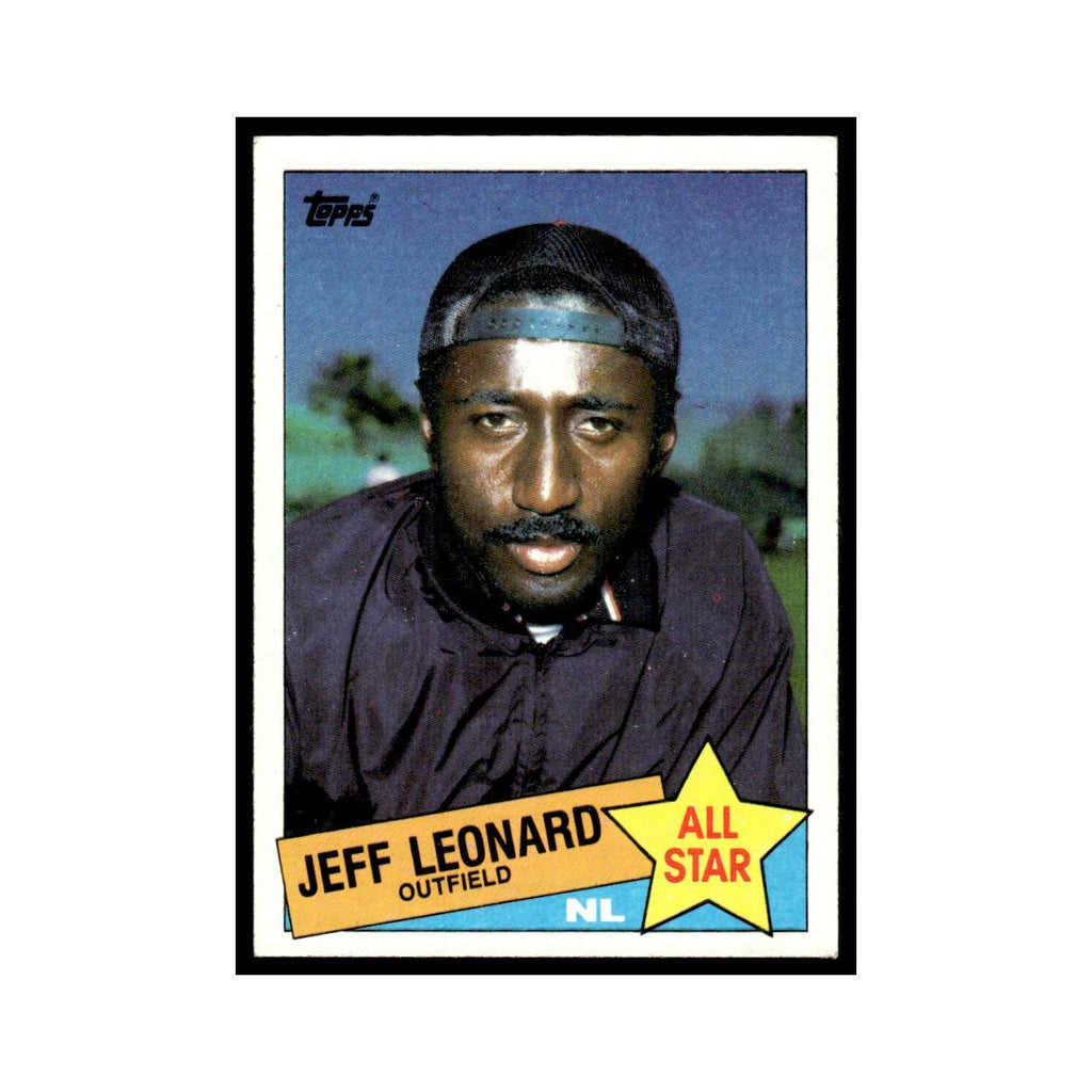 Jeff Leonard 1985 Topps #718 San Francisco Giants Baseball Card EX