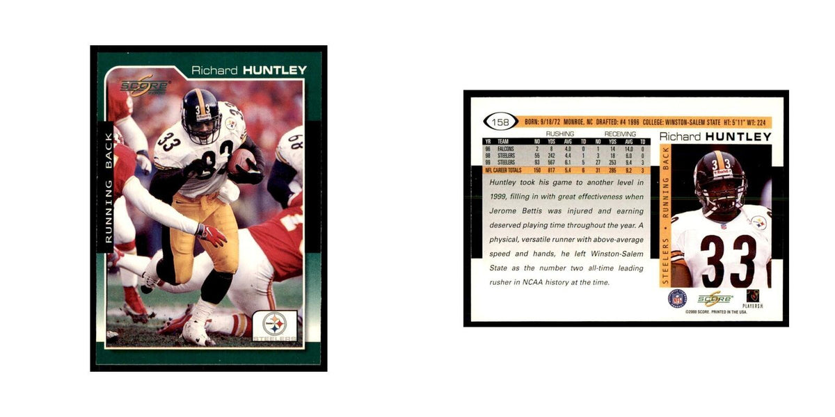 Richard Huntley 2000 Score #158 Football Cards Football Card NM