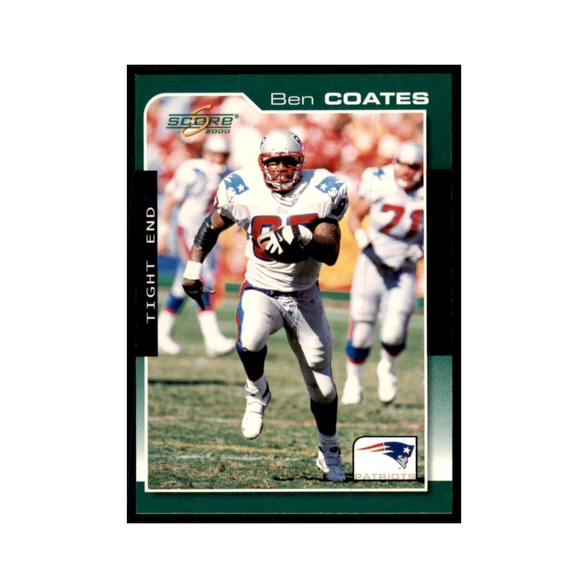 Ben Coates 2000 Score #123 Football Cards Football Card NM
