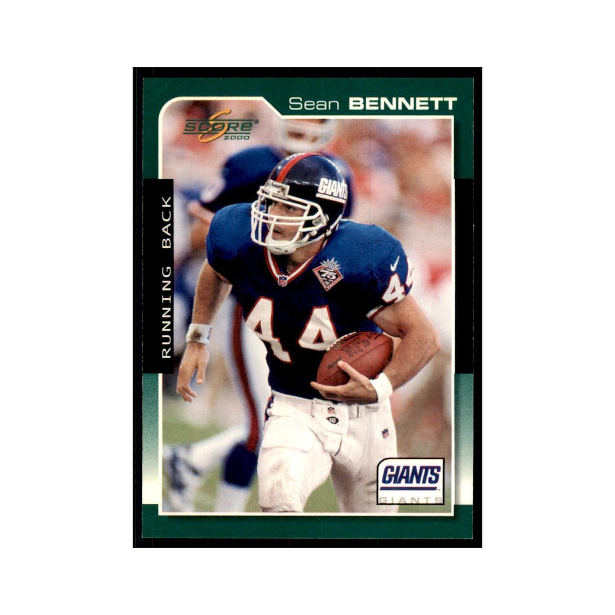 Sean Bennett 2000 Score #134 Football Cards Football Card NM
