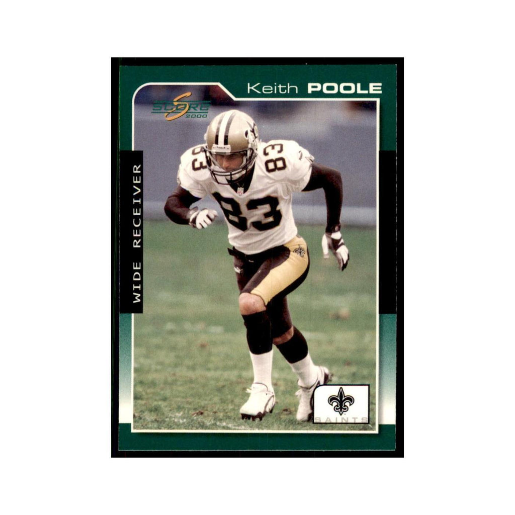 Keith Poole 2000 Score #130 Football Cards Football Card NM
