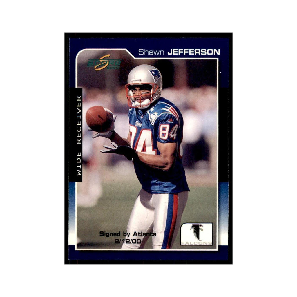 Shawn Jefferson 2000 Score #10 Football Cards Football Card NM