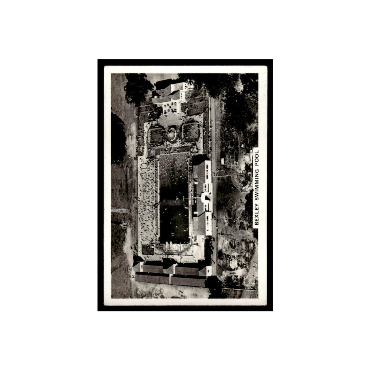 Bexley Swimming Pool 1939 Senior Service Britain From Air #43 Tobacco Card VG