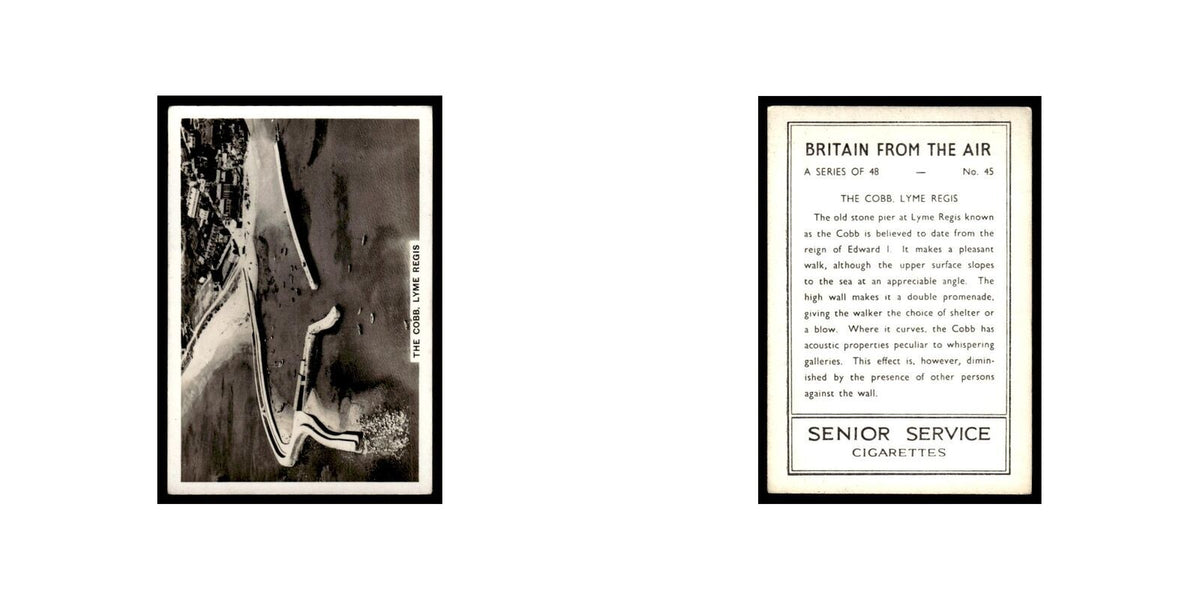The Cobb 1939 Senior Service Britain From Air #45 Tobacco Card VG