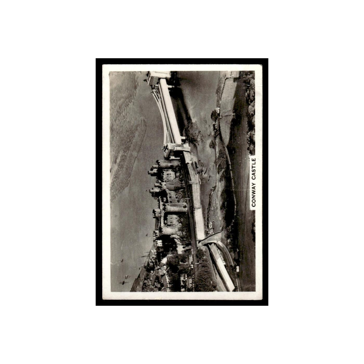 Conway Castle 1939 Senior Service Britain From Air #40 Tobacco Card VG
