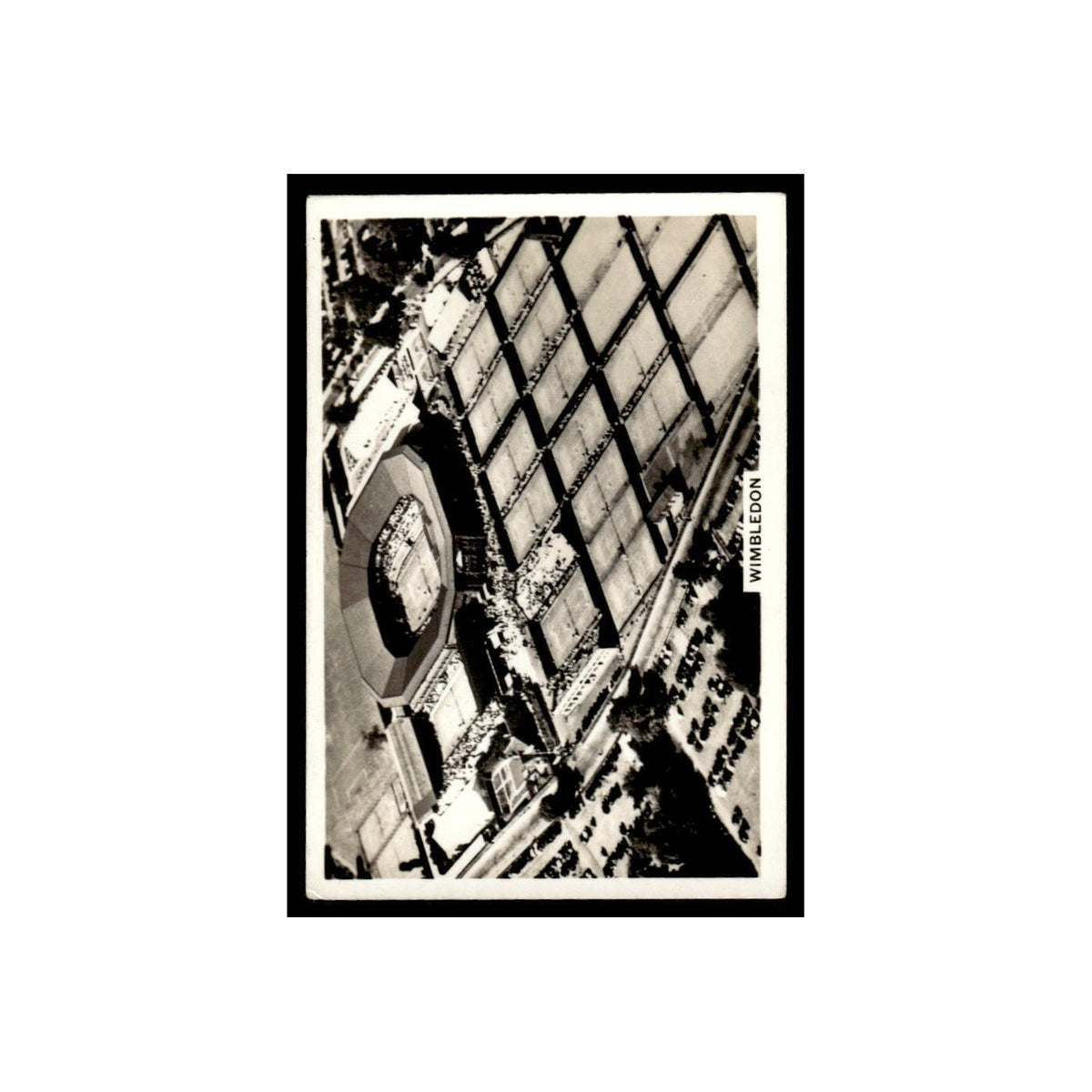 Wimbledon 1939 Senior Service Britain From Air #8 Tobacco Card VG