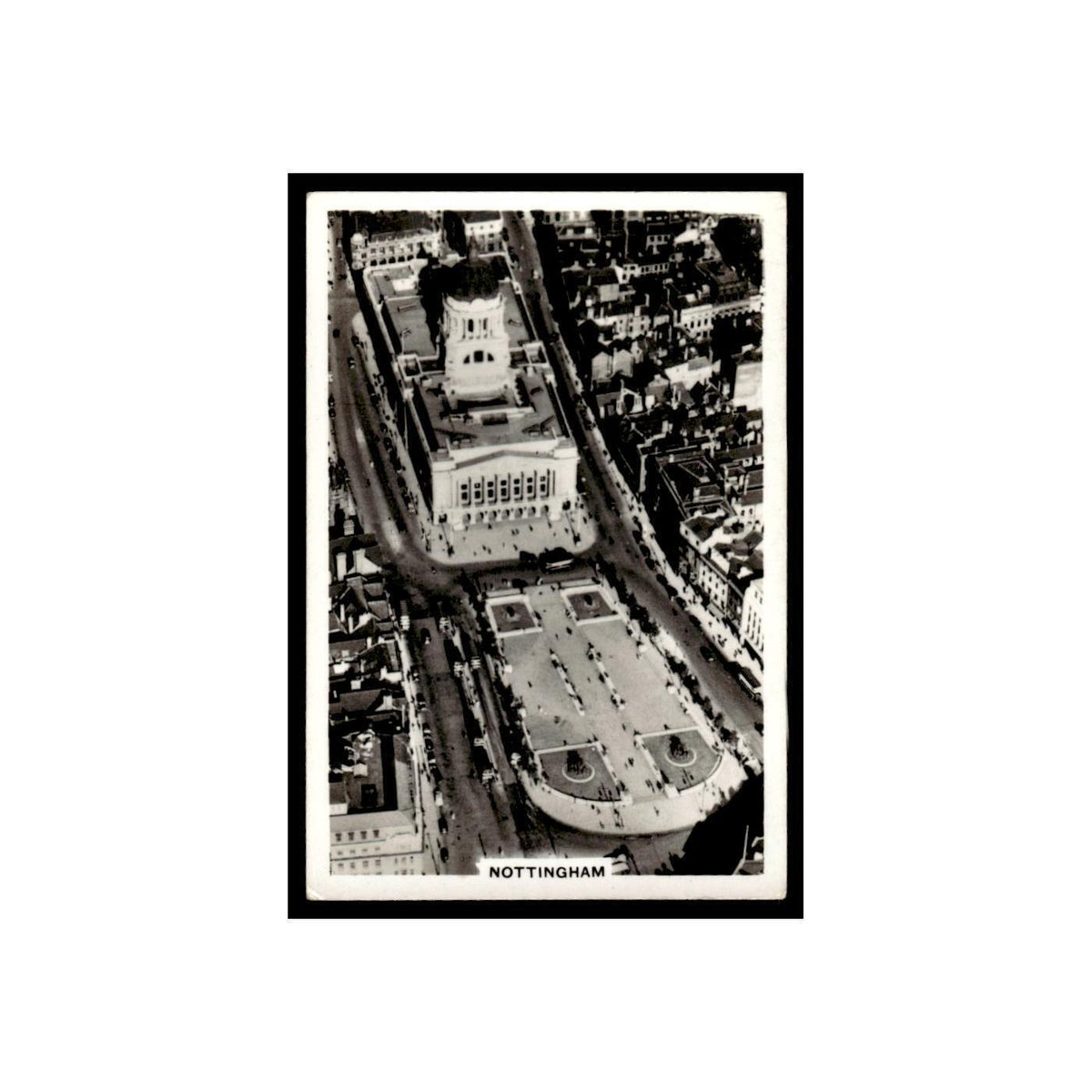 Nottingham 1939 Senior Service Britain From Air #19 Tobacco Card VG