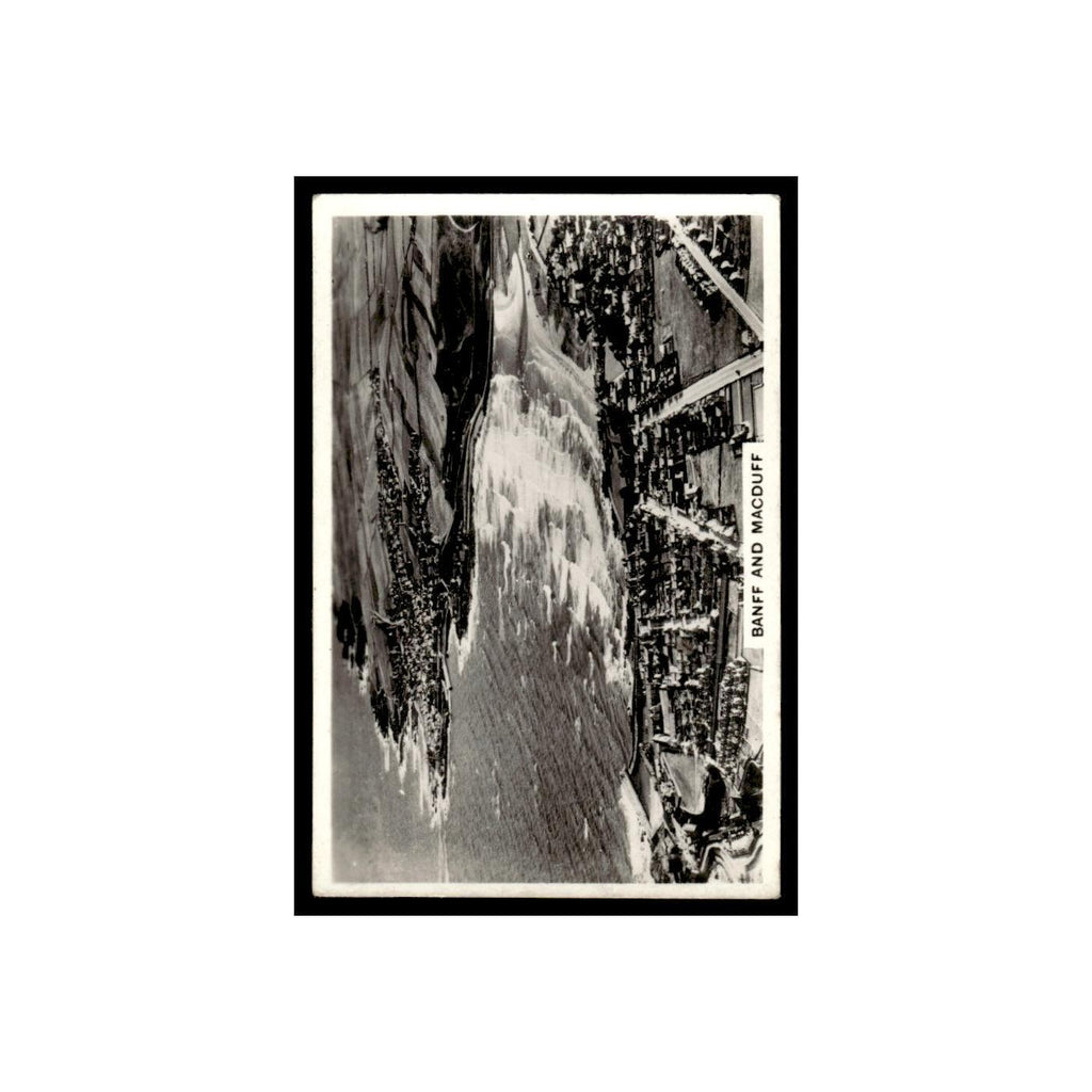 Banff and Macduff 1939 Senior Service Britain From Air #2 Tobacco Card VG