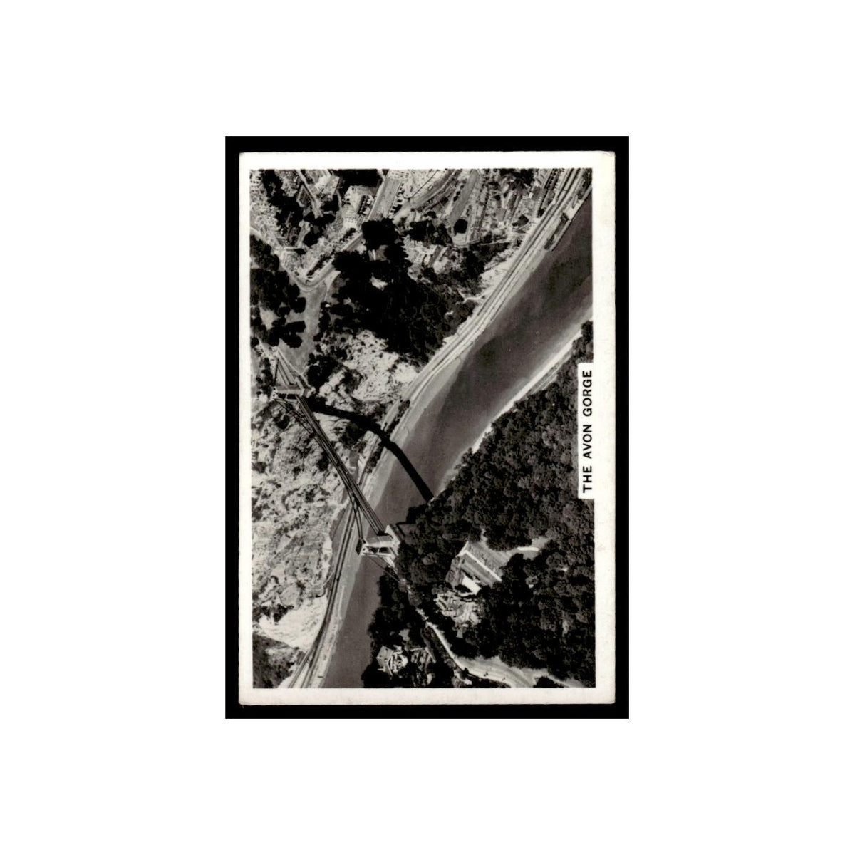 Avon Gorge 1939 Senior Service Britain From Air #23 Tobacco Card VG
