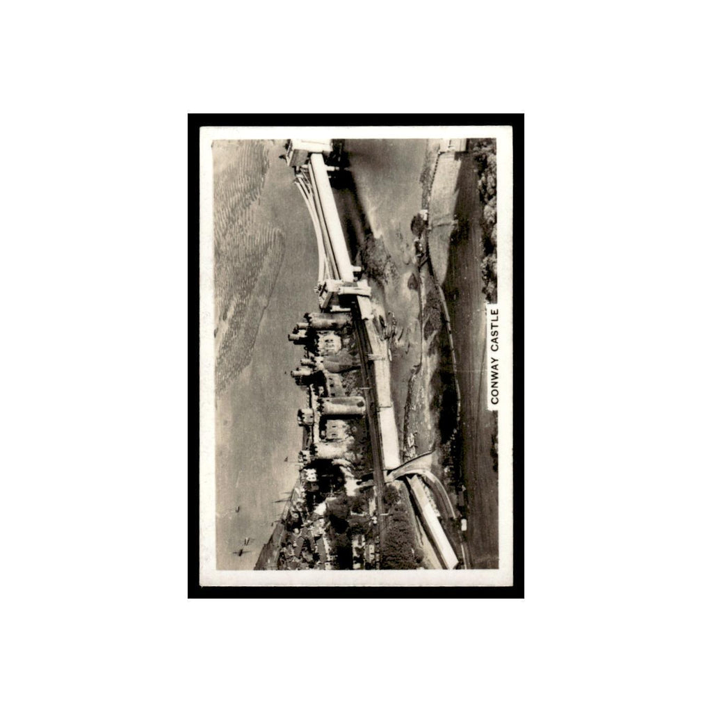 Conway Castle 1939 Senior Service Britain From Air #40 Tobacco Card VG