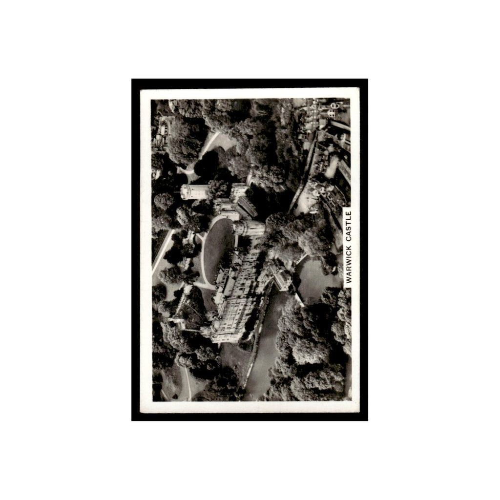 Warwick Castle 1939 Senior Service Britain From Air #16 Tobacco Card VG