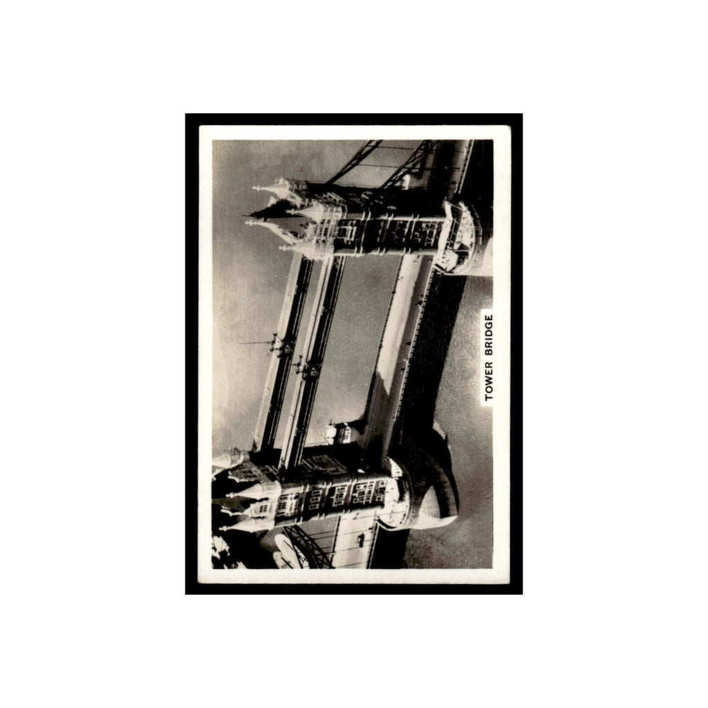 Tower Bridge 1939 Senior Service Britain From Air #37 Tobacco Card VG