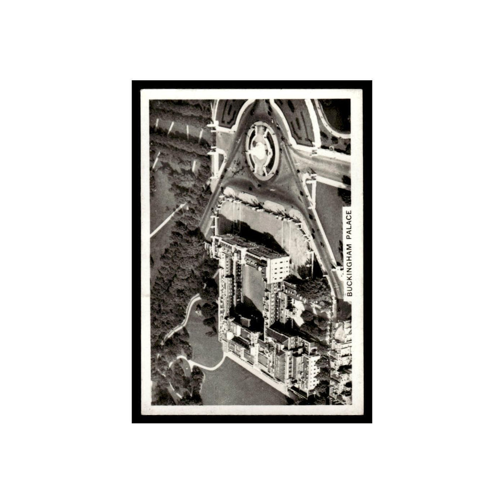 Buckingham Palace 1939 Senior Service Britain From Air #28 Tobacco Card VG