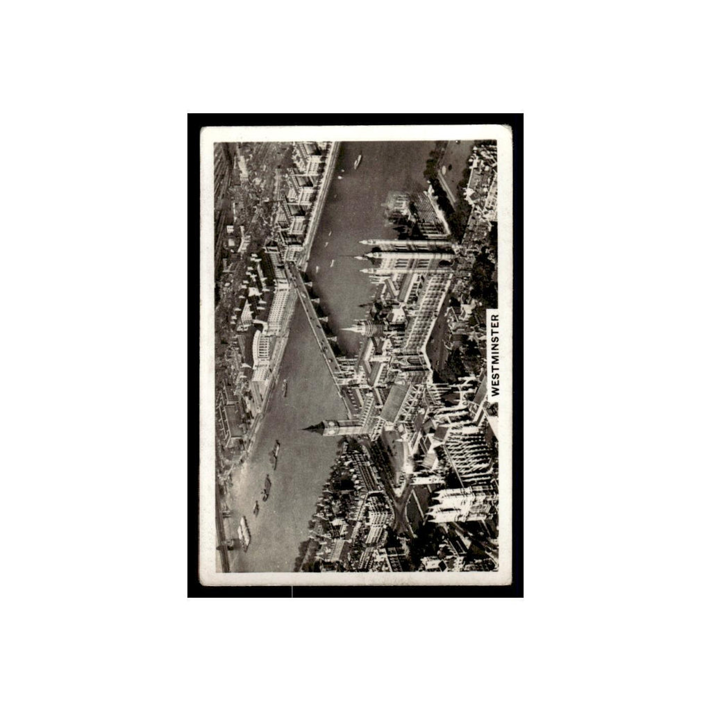 Westminster 1939 Senior Service Britain From Air #1 Tobacco Card VG