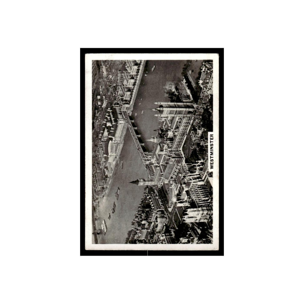 Westminster 1939 Senior Service Britain From Air #1 Tobacco Card VG