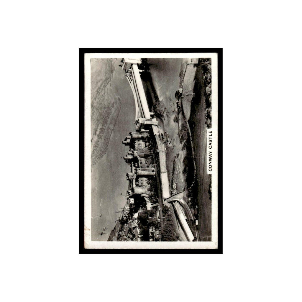 Conway Castle 1939 Senior Service Britain From Air #40 Tobacco Card VG