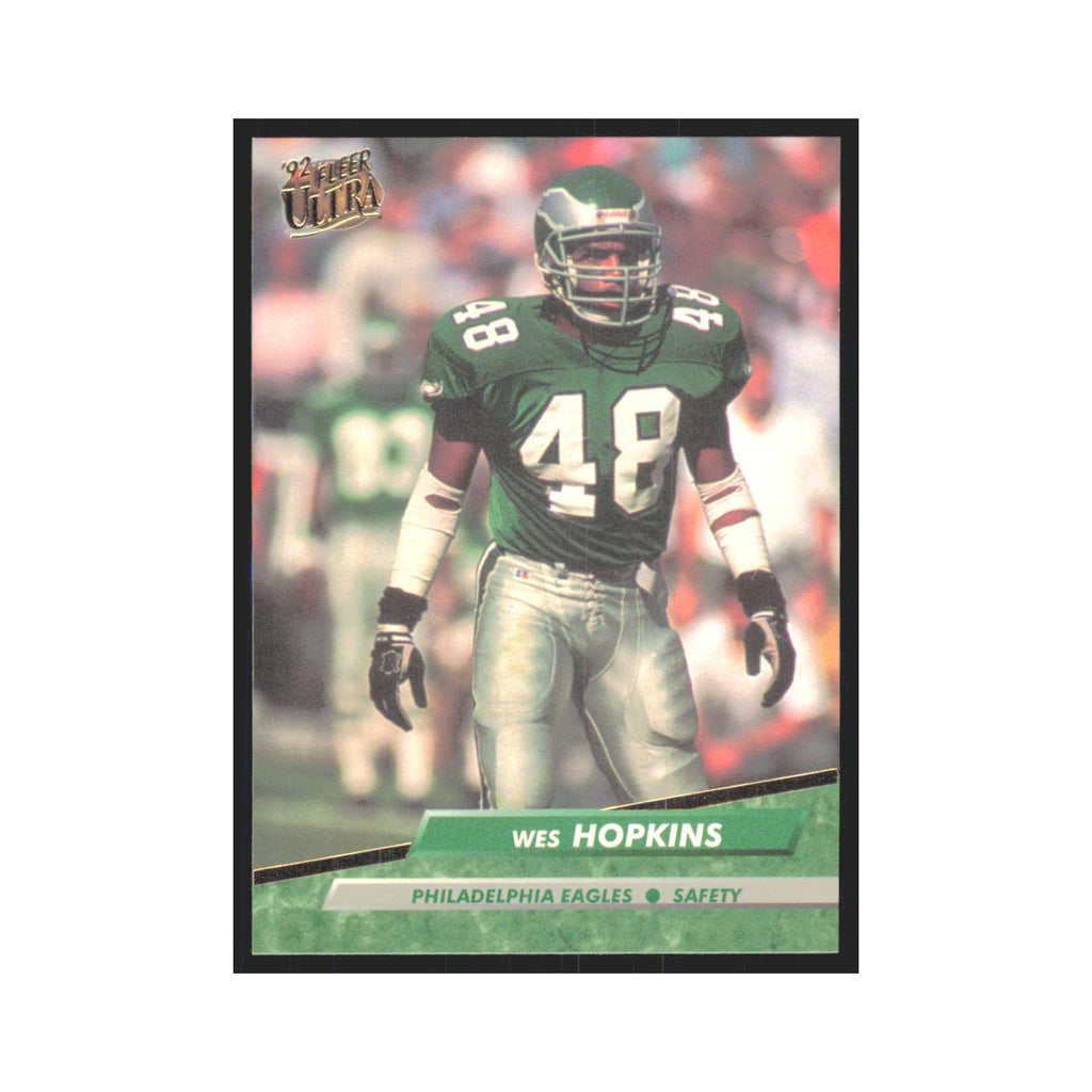 Wes Hopkins 1992 Fleer Ultra #308 Football Cards Football Card NM