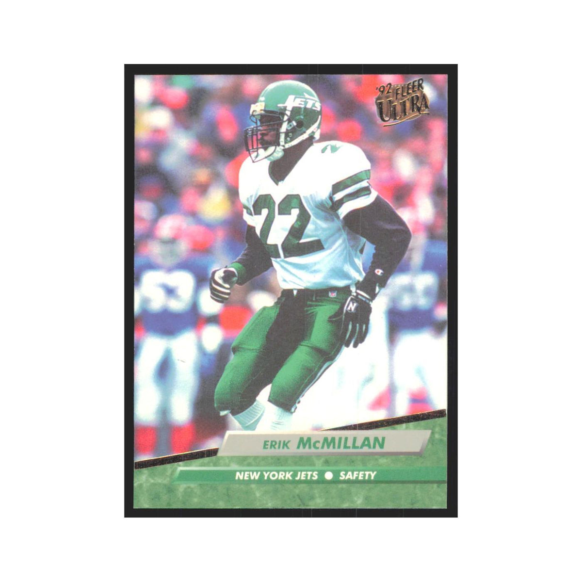 Erik McMillan 1992 Fleer Ultra #297 Football Cards Football Card NM