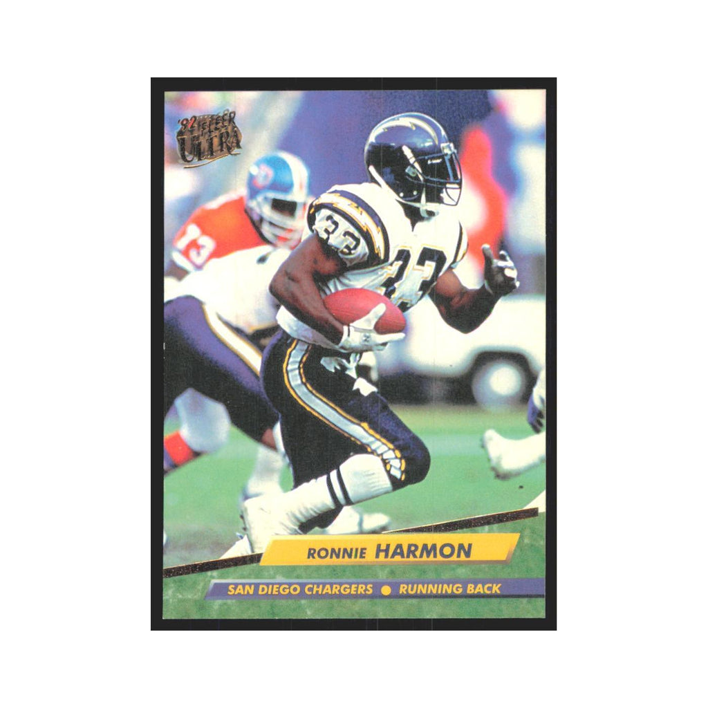 Ronnie Harmon 1992 Fleer Ultra #347 Football Cards Football Card NM