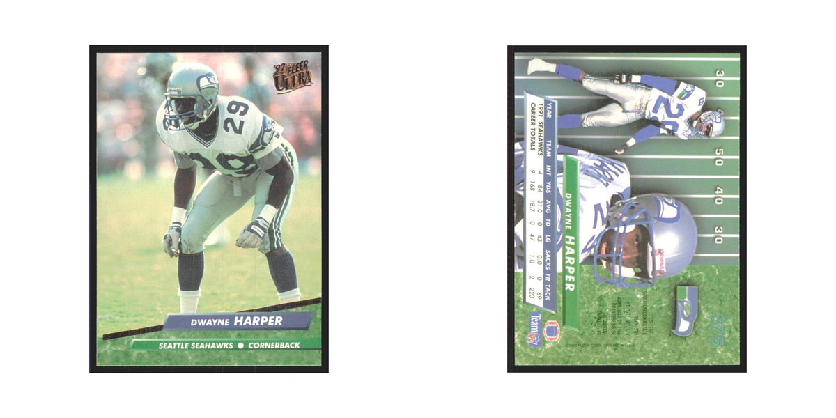 Dwayne Harper 1992 Fleer Ultra #375 Football Cards Football Card NM