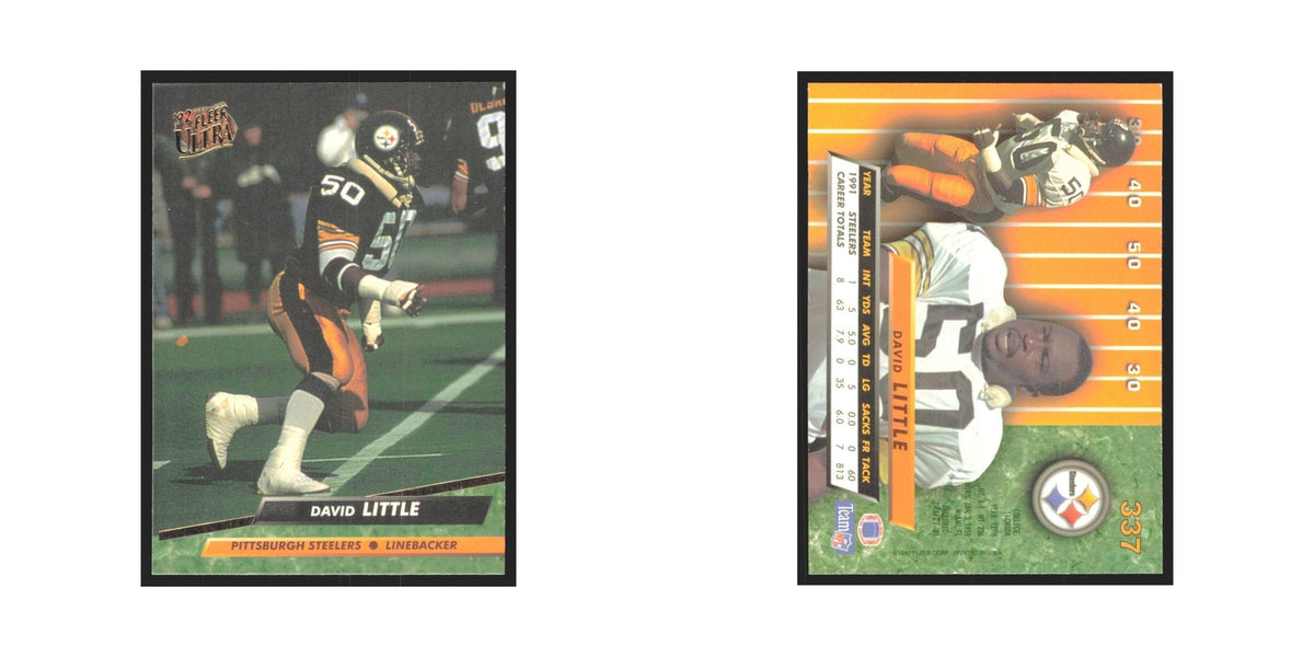 David Little 1992 Fleer Ultra #337 Football Cards Football Card NM