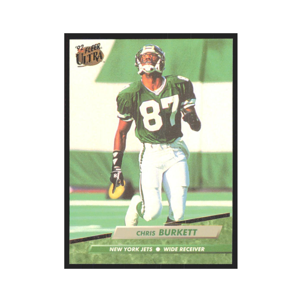 Chris Burkett 1992 Fleer Ultra #291 Football Cards Football Card NM