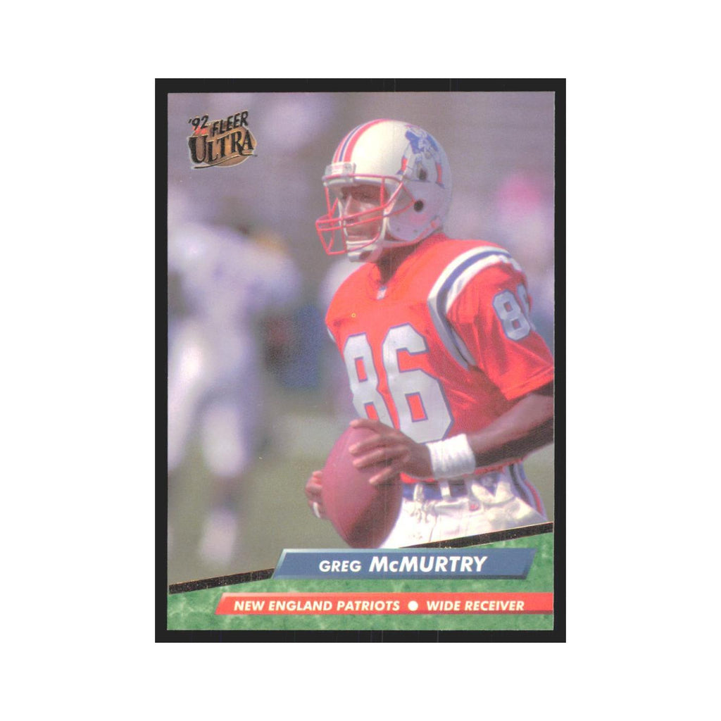 Greg McMurtry 1992 Fleer Ultra #250 Football Cards Football Card NM