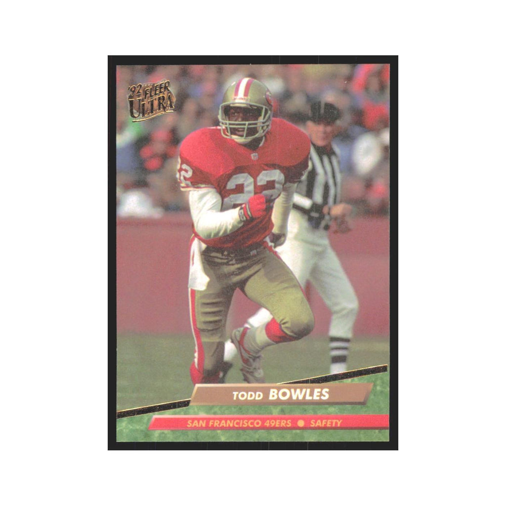 Todd Bowles 1992 Fleer Ultra #358 Football Cards Football Card NM