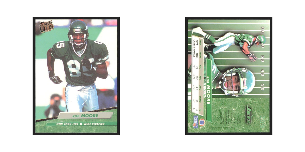 Rob Moore 1992 Fleer Ultra #299 Football Cards Football Card NM